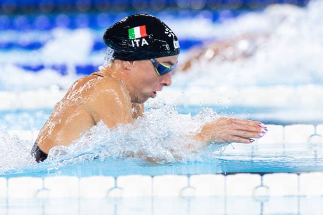 European Aquatics Championships Swimming Day 4 Lisa Angiolini during European Aquatics Championships Swimming Day 4 in Paris, France, on August 13, 2026 Paris France  Copyright: xFotoxOlimpikx originalFilename:jastrzebowski-european260813_nphKt.jpg