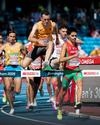 Niklas Buchholz (Franconia Athletics, 3000m Hindernis Maenner), GBR, Leichtathletik, Athletics, European Athletics Championships 2026, Leichtathletik Europameisterschaft 2026, Birmingham 2026, 09.08.2026, GBR, Leichtathletik, Athletics, European Athletics Championships 2026, Leichtathletik Europameisterschaft 2026, Birmingham 2026, 09.08.2026 Birmingham *** Niklas Buchholz, Franconia Athletics, Men s 3000m Steepchase, GBR, Track and Field, Athletics, 2026 European Athletics Championships, 2026 European Track and Field Championships, Birmingham 2026, August 9, 2026, GBR, Track and Field, Athletics, 2026 European Athletics Championships, 2026 European Track and Field Championships, Birmingham 2026, August 9, 2026, Birmingham Copyright: xStefanxMayerx EP_SMR