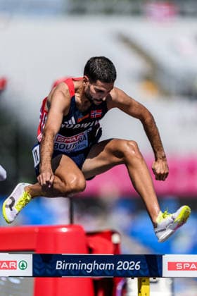 260813 Jacob Boutera of Norway competes in men s 3000 meter steeplechase qualification during day 4 of the 2026 European Athletics Championships on August 13, 2026 in Birmingham. Photo: Mathias Bergeld BILDBYRAN kod MB MT1068 friidrott athletics friidrett friidrotts-em em friidretts-em 2026 european athletics championships 4 bbeng norge norway *** August 13, 2026: Jacob Boutera of Norway competes in the men’s 3,000-meter steeplechase qualifying round during Day 4 of the 2026 European Athletics Championships on August 13, 2026 in Birmingham. Photo by Mathias Bergeld, BILDBYRAN, code MB MT1068. track and field, athletics, friidrett, friidrotts EM, 2026 European Athletics Championships, 4, BBENG, Norway  Copyright: MATHIASxBERGELD BB260813MB032