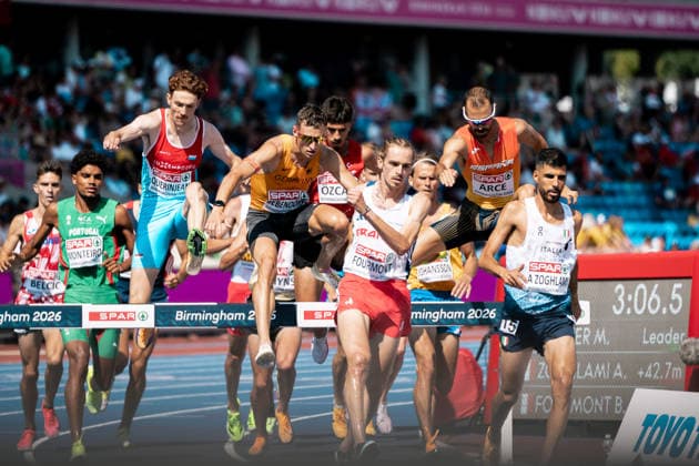 Karl Bebendorf (Dresdener SC, 3000m Hindernis Maenner), GBR, Leichtathletik, Athletics, European Athletics Championships 2026, Leichtathletik Europameisterschaft 2026, Birmingham 2026, 09.08.2026, GBR, Leichtathletik, Athletics, European Athletics Championships 2026, Leichtathletik Europameisterschaft 2026, Birmingham 2026, 09.08.2026 Birmingham *** Karl Bebendorf, Dresdener SC, Men s 3000m Steepchase, GBR, Track and Field, Athletics, 2026 European Athletics Championships, 2026 European Track and Field Championships, Birmingham 2026, August 9, 2026, GBR, Track and Field, Athletics, 2026 European Athletics Championships, 2026 European Track and Field Championships, Birmingham 2026, August 9, 2026, Birmingham Copyright: xStefanxMayerx EP_SMR