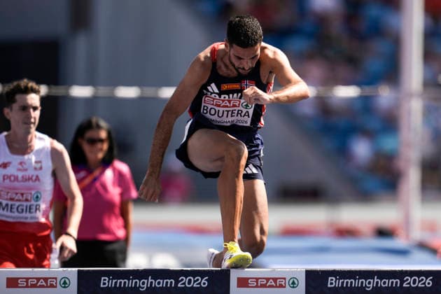 European Athletics Outdoor Championships 2026 - Day 4 Birmingham, England 20260813. Jacob Boutera (NOR), Leo Magnusson and Vidar Johansson in the men s 3000m steeplechase trials during the 2026 European Athletics Championships at Alexander Stadium in Birmingham on Thursday. Photo: Beate Oma Dahle NTB Birmingham England EDITORIAL USE ONLY. RESTRICTED USE FOR BETTING COMPANIES Ref:_SPOf7APYtGjq1w.jpg *** 2026 European Athletics Outdoor Championships, Day 4, Birmingham, England, August 13, 2026: Jacob Boutera (NOR), Leo Magnusson and Vidar Johansson in the men’s 3,000-meter steeplechase trials during the 2026 European Athletics Championships at Alexander Stadium in Birmingham on Thursday. Photo: Beate Oma Dahle, NTB, Birmingham, England. EDITORIAL USE ONLY. RESTRICTED USE FOR BETTING COMPANIES.  Copyright: xBeatexOmaxDahlex xNTBx