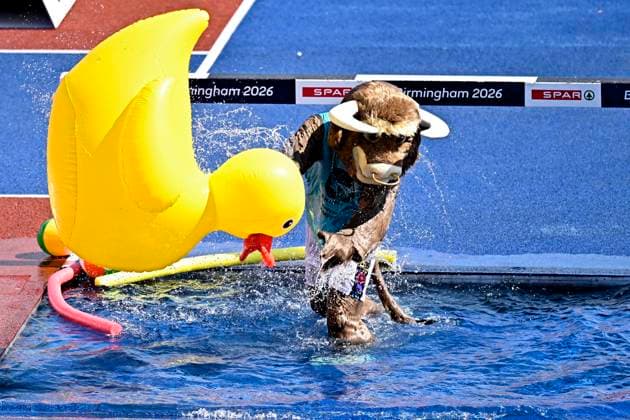 European Athletics Championships Birmingham 2026 - day 4 BIRMINGHAM, ENGLAND - AUGUST 13 : illustration picture mascot on day 4 of the Birmingham 2026 European Athletics Championships on August 13, 2026 in Birmingham, England, 13 08 2026 Birmingham ENGLAND  Copyright: xTomasxSiskx