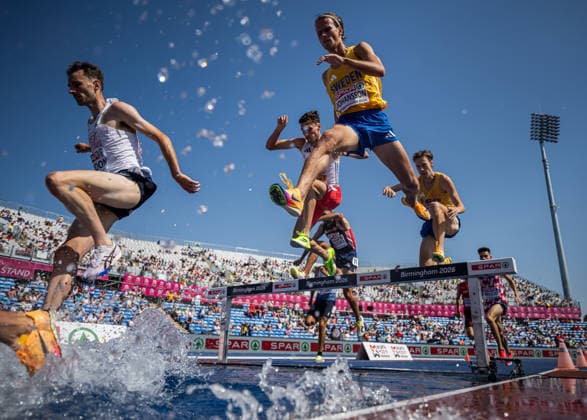 260813 Vidar Johansson of Sweden competes in men s 3000 meter steeplechase qualification during day 4 of the 2026 European Athletics Championships on August 13, 2026 in Birmingham. Photo: Maxim ThorÃ BILDBYRAN kod MT MT1068 friidrott athletics friidrett friidrotts-em em friidretts-em 2026 european athletics championships 4 bbeng sverige norge *** August 13, 2026: Vidar Johansson of Sweden competes in the men’s 3,000-meter steeplechase qualifying round during Day 4 of the 2026 European Athletics Championships on August 13, 2026 in Birmingham. Photo: Maxim Thora, BILDBYRAN, code MT MT1068. track and field, athletics, friidrett, friidrotts EM, 2026 European Athletics Championships, 4, BBENG, Sweden, Norway  Copyright: MAXIMxTHORE BB260813MT015
