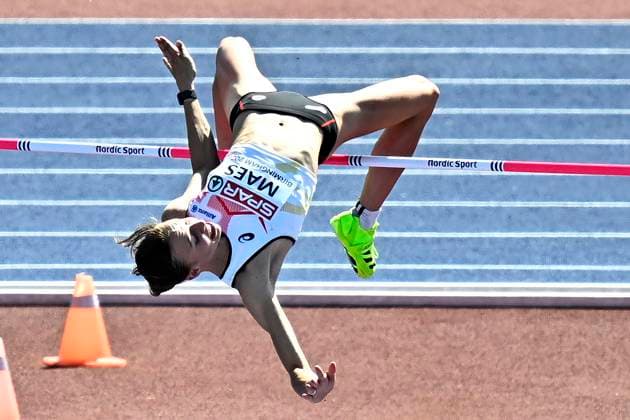 European Athletics Championships Birmingham 2026 - day 4 BIRMINGHAM, ENGLAND - AUGUST 13 : Maes Merel (BEL) in action during the High Jump Women Qualification Group B on day 4 of the Birmingham 2026 European Athletics Championships on August 13, 2026 in Birmingham, England, 13 08 2026 Birmingham ENGLAND  Copyright: xTomasxSiskx
