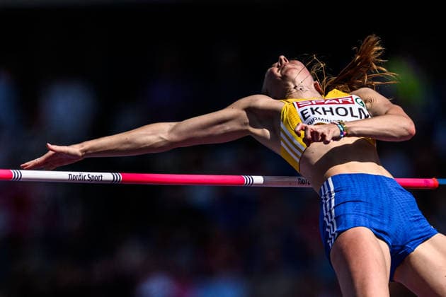 260813 Ellen Ekholm of Sweden competes in women™s high jump qualification during day 4 of the 2026 European Athletics Championships on August 13, 2026 in Birmingham. Photo: Mathias Bergeld BILDBYRAN kod MB MT1068 friidrott athletics friidrett friidrotts-em em friidretts-em 2026 european athletics championships 4 bbeng sweden sverige hoydehopp high jump hoyde höjdhopp dam damer women *** August 13, 2026: Ellen Ekholm of Sweden competes in the women’s high jump qualifying round on Day 4 of the 2026 European Athletics Championships on August 13, 2026 in Birmingham. Photo by Mathias Bergeld, BILDBYRAN, code MB MT1068. track and field athletics friidrett friidrotts em em friidretts em 2026 European Athletics Championships 4 BBENG Sweden sverige high jump high jump height women’ser women  Copyright: MATHIASxBERGELD BB260813MB048