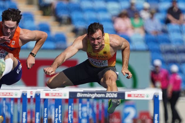 Birmingham , Leichtathletik, Athletics, Track and Field, EAA, Leichtathletik EM Birmingham 2026 European Championships birmingham 2026 , 10.08-17.08.2026, Alexander Stadium Birmingham, Grossbritannien , Decathlon, Zehnkampf, 110m Hürden Männer, 110m Hurdles Men, Niklas Kaul Deutschland, Germany GER Copyright Gladys Chai von der Laage *** Birmingham, Track and Field, Athletics, EAA, 2026 European Athletics Championships in Birmingham, August 10–17, 2026, Alexander Stadium, Birmingham, United Kingdom, Decathlon, Men’s 110m Hurdles, Niklas Kaul, Germany (GER) Copyright Gladys Chai von der Laage