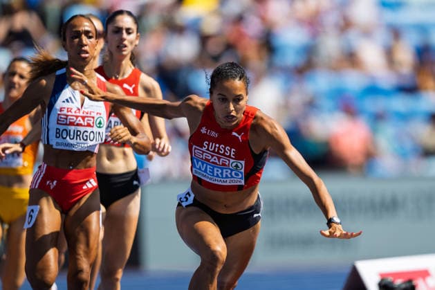 BIRMINGHAM, UNITED KINGDOM - AUGUST 13: Audrey Werro of Switzerland competes in the Women s 800m Semi Final during the European Athletics Championships at Alexander Stadium on August 13, 2026 in Birmingham, United Kingdom. England United Kingdom Copyright: xBEAUTIFULxSPORTS TobiasxLacknerx
