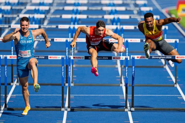 BIRMINGHAM, UNITED KINGDOM - AUGUST 13: Leon Krummenacher of Switzerland competes in the Men s Decathlon during the European Athletics Championships at Alexander Stadium on August 13, 2026 in Birmingham, United Kingdom. England United Kingdom Copyright: xBEAUTIFULxSPORTS TobiasxLacknerx