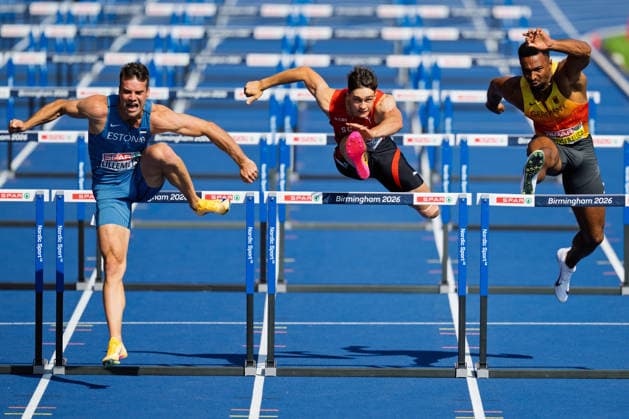 BIRMINGHAM, UNITED KINGDOM - AUGUST 13: Leon Krummenacher of Switzerland competes in the Men s Decathlon during the European Athletics Championships at Alexander Stadium on August 13, 2026 in Birmingham, United Kingdom. England United Kingdom Copyright: xBEAUTIFULxSPORTS TobiasxLacknerx