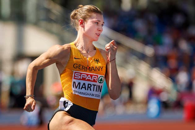 BIRMINGHAM, GREAT BRITAIN - AUGUST 13, 2026: Johanna MARTIN (GER Germany) competing in the 400m semi-finals during the European Athletics Championships at Alexander Stadium on August 13, 2026 in Birmingham, Great Britain. Great Britain Copyright: xAxelxKohringx