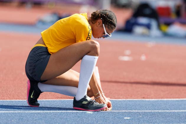 BIRMINGHAM, GREAT BRITAIN - AUGUST 13, 2026: Anna-Elisabeth EHLERS (GER Germany) competing during the European Athletics Championships at Alexander Stadium on August 13, 2026 in Birmingham, Great Britain. Great Britain Copyright: xAxelxKohringx