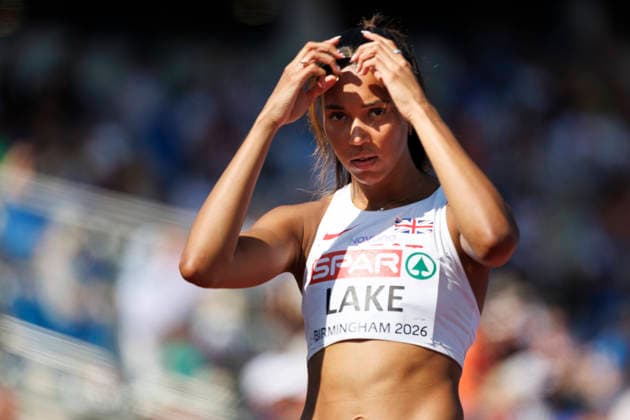 BIRMINGHAM, GREAT BRITAIN - AUGUST 13, 2026: Morgan LAKE (GBR Great Britain) competing in the high jump qualifiers during the European Athletics Championships at Alexander Stadium on August 13, 2026 in Birmingham, Great Britain. Great Britain Copyright: xAxelxKohringx