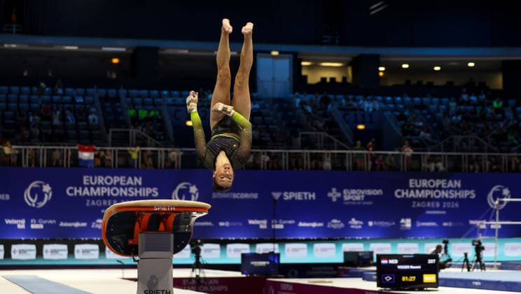 2026 Women s Artistic European Championships, Arena Zagreb, Croatia 13 8 2026 Ireland™s Emma Slevin during qualification Emma Slevin during qualification 13 8 2026  Copyright: xInphox GS__1471