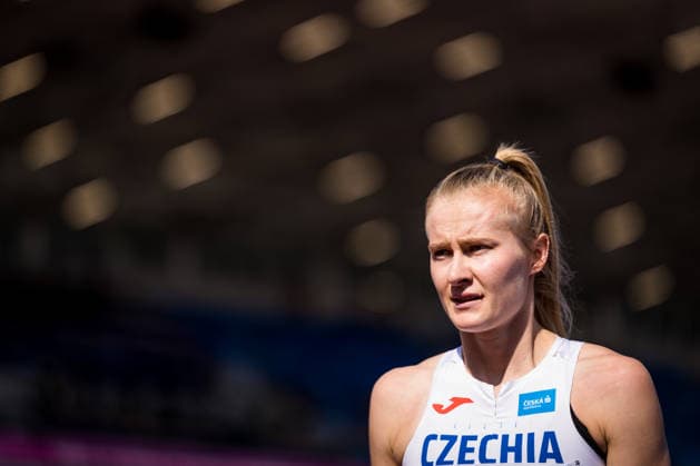 European Athletics Championships in Birmingham, United Kingdom, August 13, 2026. Czech Michaela Hruba competes during Women s high jump qualification. (CTKxPhoto JaroslavxSvoboda) CTKPhotoP2026081304522  CTKPhotoP2026081304522