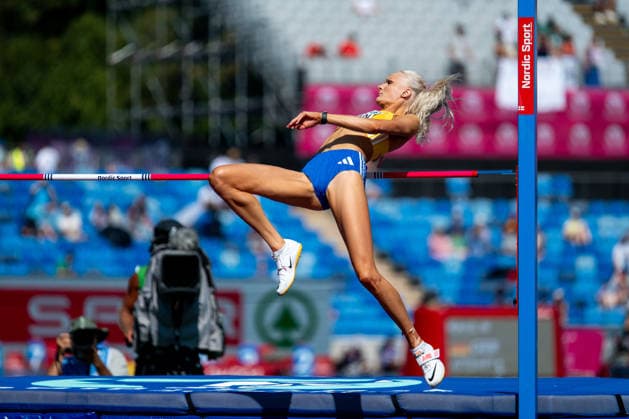 13.08.2026, GBR, Leichtathletik, Europameisterschaft 2026, Morgensession Tag 4, Birmingham Louise Ekman ( Schweden ), Hochsprung Damen, Qualifikation Birmingham Alexander Stadium England Großbritannien *** August 13, 2026, GBR, Track and Field, 2026 European Championships, Morning Session, Day 4, Birmingham; Louise Ekman (Sweden), Women s High Jump, Qualifying Round, Alexander Stadium, Birmingham, England, Great Britain Copyright: xNordphoto Memmlerx
