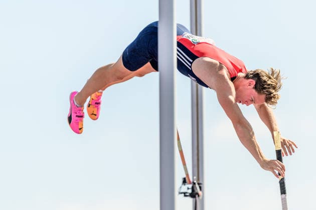 260813 Sander Aae Skotheim of Norway competes in men s decathlon pole vault during day 4 of the 2026 European Athletics Championships on August 13, 2026 in Birmingham. Photo: Mathias Bergeld BILDBYRAN kod MB MT1068 friidrott athletics friidrett friidrotts-em em friidretts-em 2026 european athletics championships 4 bbeng decathon tikamp tiokamp norge norway *** August 13, 2026: Sander Aae Skotheim of Norway competes in the men’s decathlon pole vault during Day 4 of the 2026 European Athletics Championships on August 13, 2026 in Birmingham. Photo by Mathias Bergeld, BILDBYRAN, code MB MT1068. track and field, athletics, friidrett, friidrotts EM, 2026 European Athletics Championships, 4-day decathlon, Norway  Copyright: MATHIASxBERGELD BB260813MB088