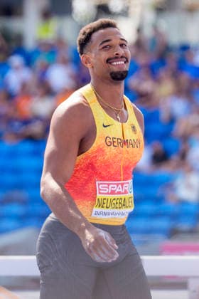 BIRMINGHAM, GREAT BRITAIN - AUGUST 13, 2026 : Leo NEUGEBAUER (GER Germany) competing in the pole vault in the decathlon during the European Athletics Championships at Alexander Stadium on August 13, 2026 in Birmingham, Great Britain. Great Britain Copyright: xLeahxKohringx
