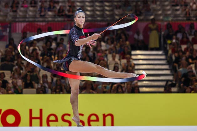 OTHER - Gymnastics - 42nd Rhythmic gymnastics, Rhythmische Sportgymnastik, RSG World Championships Photo by IPA ABACAPRESS.COM87447064 - Sofia Raffaeli (ITA) seen during the 2026 FIG Rhythmic Gymnastics World Championships in Frankfurt Frankfurt am Main Germany  Copyright: xIPAxSport ABACAx