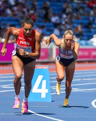 27th European Athletics Championships - Birmingham 2026: Day Four Jemma Reekie of Great Britain competes in the semi-final 1 of the women s 800m event during day four of the 2026 European Athletics Championships at the Alexander Stadium in Perry Bar, Birmingham, England. Perry Bar Birmingham United Kingdom  Copyright: xMIxNewsx originalFilename:fletcher-european260813_np0ab.jpg