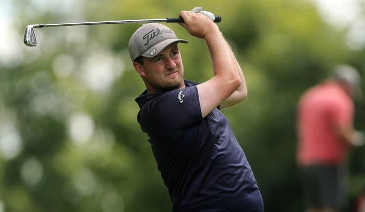 REPRO FREE *PRESS RELEASE NO REPRODUCTION FEE* EDITORIAL USE AIG Irish Men s Amateur Close Championship, Portumna, Galway 13 8 2026 Jamie Larkin Jamie Larkin 13 8 2026  Copyright: xx BK1_3941