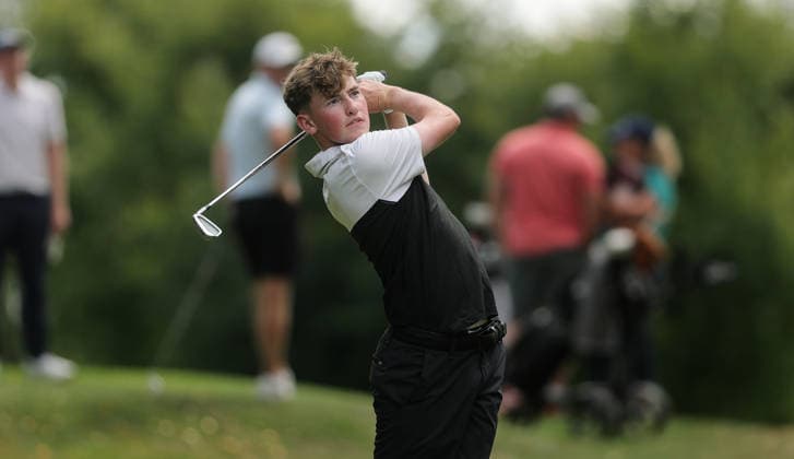 REPRO FREE *PRESS RELEASE NO REPRODUCTION FEE* EDITORIAL USE AIG Irish Men s Amateur Close Championship, Portumna, Galway 13 8 2026 William Walshe William Walshe 13 8 2026  Copyright: xx BK1_4057