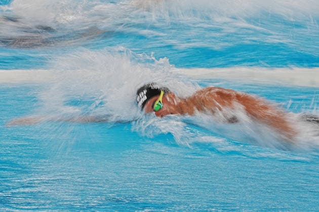 Carlos D Ambrosio from Italy 200 fs, at the Swimming European Aquatics Championships Paris 2026, Paris, August 13, 2026 .  Copyright: xGianxMattiaxD Alberto LaPressex