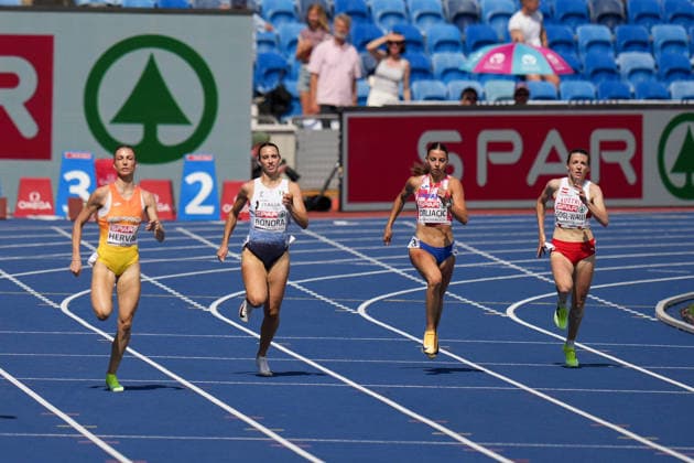 ATHLETICS - European Athletics Championships BIRMINGHAM,ENGLAND,13.AUG.26 - ATHLETICS - European Athletics Championships, 400m, Women. Image shows Susanne Gogl-Walli (AUT).  GEPAxpictures xRanjithxKumar