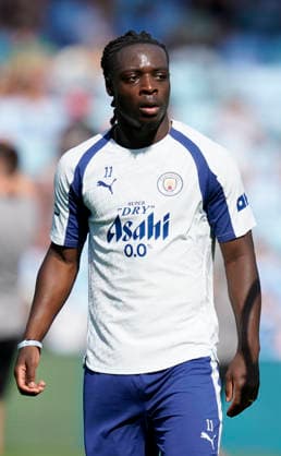 Manchester, England, 13th August 2026. Jeremy Doku of Manchester City during a training session at the Joie Stadium, Manchester. Picture date: 13th August 2026. Picture credit should read: Andrew Yates Sportimage EDITORIAL USE ONLY. No use with unauthorised audio, video, data, fixture lists, club league logos or live services. Online in-match use limited to 120 images, no video emulation. No use in betting, games or single club league player publications. SPI_042_Man_City_Training SPI-4902-0041