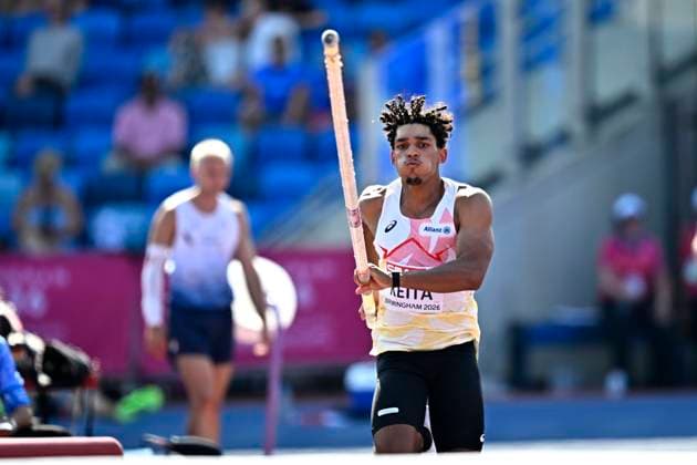 European Athletics Championships Birmingham 2026 - day 4 BIRMINGHAM, ENGLAND - AUGUST 13 : Keita Dai (BEL) in action during the Pole Vault Decathlon on day 4 of the Birmingham 2026 European Athletics Championships on August 13, 2026 in Birmingham, England, 13 08 2026 Birmingham ENGLAND  Copyright: xTomasxSiskx