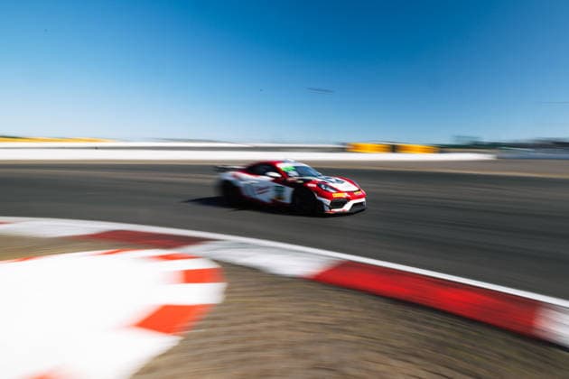 ADAC GT4 Germany, 7. + 8. Rennen Nürburgring 2026 20 Porsche 718 Cayman GT4 RS Clubsport, razoon - more than racing: Harald Huber, Jack James - picture by Gruppe C Photography Nürburgring Oschersleben Rheinland-Pfalz Germany Copyright: xGruppexCxPhotographyx