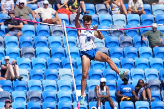 +++CAPTION CORRECTION+++European Athletics Championships in Birmingham, United Kingdom, August 13, 2026. Czech Vilem Strasky competes during the Men s Decathlon - pole vault. (CTKxPhoto JaroslavxSvoboda) CTKPhotoP2026081305007  CTKPhotoP2026081305007