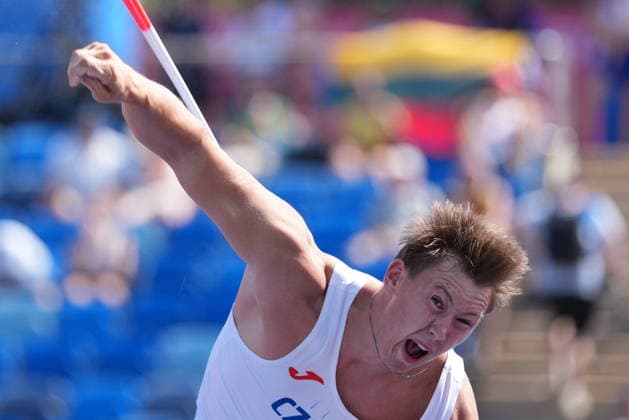 +++CAPTION CORRECTION+++European Athletics Championships in Birmingham, United Kingdom, August 13, 2026. Czech Jan Vyska competes during the Javelin throw - qualification. (CTKxPhoto JaroslavxSvoboda) CTKPhotoP2026081305016  CTKPhotoP2026081305016
