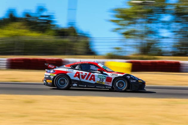 ADAC GT4 Germany, 7. + 8. Rennen Nürburgring 2026 30 Porsche 718 Cayman GT4 RS Clubsport, Avia W&S Motorsport: Maximilian Schreyer, Alon Gabbay - picture by Gruppe C Photography Nürburgring Oschersleben Rheinland-Pfalz Germany Copyright: xGruppexCxPhotographyx