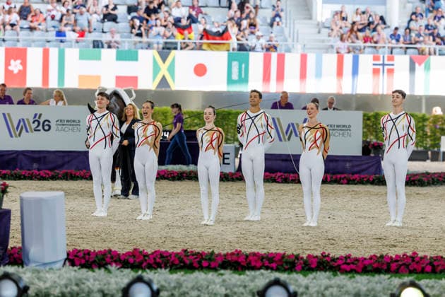 AACHEN - FEI World Championships 2026, AACHEN - FEI World Championships 2026 Team Germany FEI Vaulting World Championship, WM, Weltmeisterschaft Squad Compulsory Test Gruppen Aachen, Reitstadion Soers 13. August 2026 - *** AACHEN FEI World Championships 2026, AACHEN FEI World Championships 2026 Team Germany FEI Vaulting World Championship Squad Compulsory Test Groups Aachen, Soers Equestrian Stadium, August 13, 2026