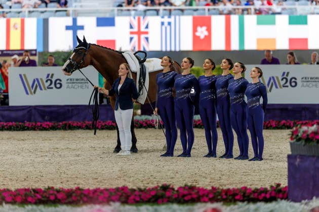 AACHEN - FEI World Championships 2026, AACHEN - FEI World Championships 2026 Team Switzerland FEI Vaulting World Championship, WM, Weltmeisterschaft Squad Compulsory Test Gruppen Aachen, Reitstadion Soers 13. August 2026 - *** AACHEN FEI World Championships 2026, AACHEN FEI World Championships 2026 Team Switzerland FEI Vaulting World Championship Squad Compulsory Test Groups Aachen, Soers Equestrian Stadium, August 13, 2026