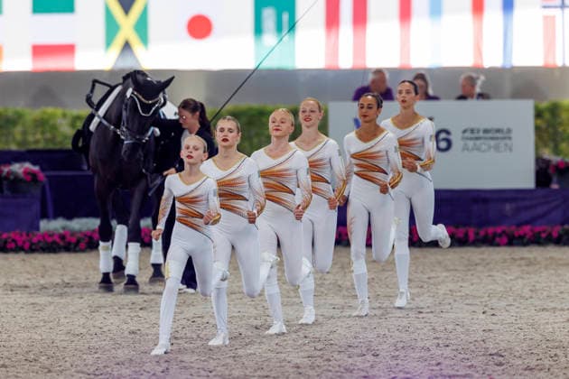 AACHEN - FEI World Championships 2026, AACHEN - FEI World Championships 2026 Team Belgium FEI Vaulting World Championship, WM, Weltmeisterschaft Squad Compulsory Test Gruppen Aachen, Reitstadion Soers 13. August 2026 - *** AACHEN FEI World Championships 2026, AACHEN FEI World Championships 2026 Team Belgium FEI Vaulting World Championship Squad Compulsory Test Groups Aachen, Soers Equestrian Stadium, August 13, 2026