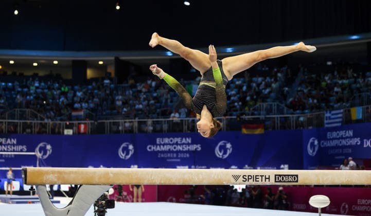 2026 Women s Artistic European Championships, Arena Zagreb, Croatia 13 8 2026 Ireland™s Emma Slevin during qualification Emma Slevin during qualification 13 8 2026  Copyright: xInphox GS__2687