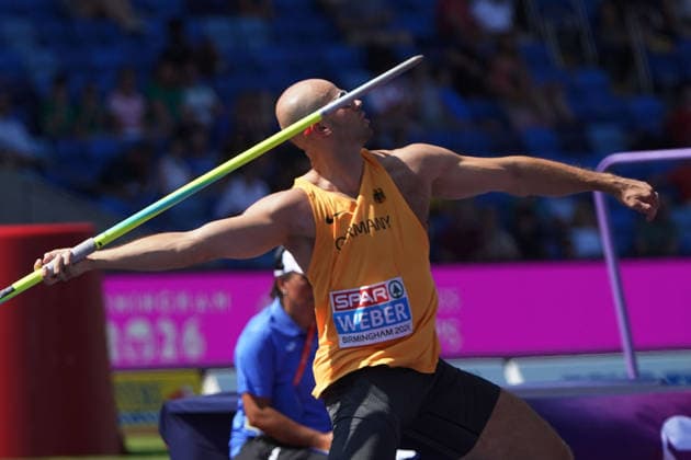 Birmingham , Leichtathletik, Athletics, Track and Field, EAA, Leichtathletik EM Birmingham 2026 European Championships birmingham 2026 , 10.08-17.08.2026, Alexander Stadium Birmingham, Grossbritannien , Speerwurf Männer, Javelin throw Men, Julian Weber, Deutschland Germany GER Copyright Gladys Chai von der Laage *** Birmingham, Track and Field, Athletics, EAA, 2026 European Athletics Championships in Birmingham, August 10–17, 2026, Alexander Stadium, Birmingham, United Kingdom, Men’s Javelin Throw, Julian Weber, Germany (GER) Copyright Gladys Chai von der Laage
