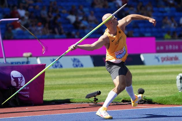 Birmingham , Leichtathletik, Athletics, Track and Field, EAA, Leichtathletik EM Birmingham 2026 European Championships birmingham 2026 , 10.08-17.08.2026, Alexander Stadium Birmingham, Grossbritannien , Speerwurf Männer, Javelin throw Men, Julian Weber, Deutschland Germany GER Copyright Gladys Chai von der Laage *** Birmingham, Track and Field, Athletics, EAA, 2026 European Athletics Championships in Birmingham, August 10–17, 2026, Alexander Stadium, Birmingham, United Kingdom, Men’s Javelin Throw, Julian Weber, Germany (GER) Copyright Gladys Chai von der Laage