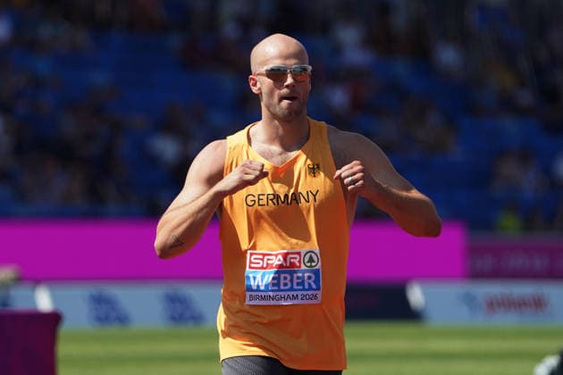 Birmingham , Leichtathletik, Athletics, Track and Field, EAA, Leichtathletik EM Birmingham 2026 European Championships birmingham 2026 , 10.08-17.08.2026, Alexander Stadium Birmingham, Grossbritannien , Speerwurf Männer, Javelin throw Men, Julian Weber, Deutschland Germany GER Copyright Gladys Chai von der Laage *** Birmingham, Track and Field, Athletics, EAA, 2026 European Athletics Championships in Birmingham, August 10–17, 2026, Alexander Stadium, Birmingham, United Kingdom, Men’s Javelin Throw, Julian Weber, Germany (GER) Copyright Gladys Chai von der Laage