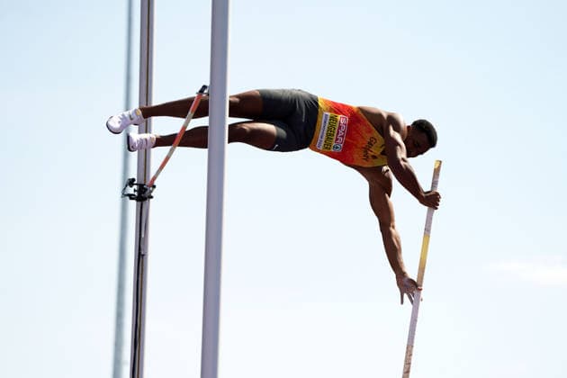 Birmingham , Leichtathletik, Athletics, Track and Field, EAA, Leichtathletik EM Birmingham 2026 European Championships birmingham 2026 , 10.08-17.08.2026, Alexander Stadium Birmingham, Grossbritannien , Decathlon, Zehnkampf, Stabhochsprung Leo Neugebauer Deutschland, Germany GER Copyright Gladys Chai von der Laage *** Birmingham, Track and Field, Athletics, EAA, 2026 European Athletics Championships in Birmingham, August 10–17, 2026, Alexander Stadium, Birmingham, United Kingdom, Decathlon, Pole Vault, Leo Neugebauer, Germany (GER), Copyright Gladys Chai von der Laage