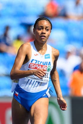 BIRMINGHAM, GREAT BRITAIN - August 13: Lurdes Gloria Manuel (Czech Republic) during the 400 metres semi-final race during the European Athletics Championships 2026 at Alexander Stadium in Birmingham, Great Britain (Photo by Sven Beyrich Sports Press Photo)  Copyright: xSvenxBeyrich SportsxPressxPhotox Sportspressphoto_SPR205534