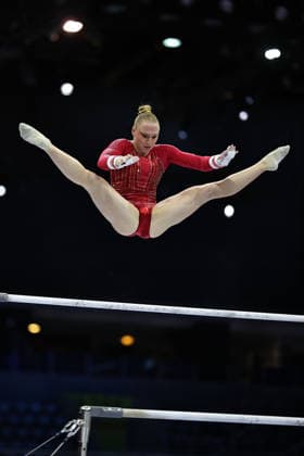 Lisa Vaelen, BEL, during qualification at 2026 Europeans in Zagreb; 13 08 2026; *** Lisa Vaelen, BEL, during the qualifying round at the 2026 European Championships in Zagreb on August 13, 2026 