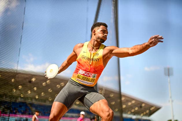 Leo NEUGEBAUER (Germany, VfB Stuttgart, 100m DECATHLON Men) GBR, European Athletics Championships, Athletics, 13.08.2026, GBR, European Athletics Championships, Athletics, 13.08.2026, Birmingham *** Leo NEUGEBAUER, Germany, VfB Stuttgart, Men s 100m Decathlon, GBR, European Athletics Championships, Athletics, August 13, 2026, GBR, European Athletics Championships, Athletics, August 13, 2026, Birmingham Copyright: xEibnerxPressefoto JanxPapenfussx EP_JPS