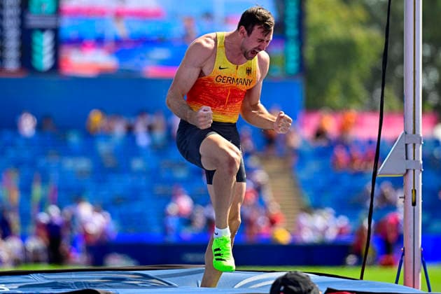 Niklas KAUL (Germany, USC Mainz, 100m DECATHLON Men) GBR, European Athletics Championships, Athletics, 13.08.2026, GBR, European Athletics Championships, Athletics, 13.08.2026, Birmingham *** Niklas KAUL, Germany, USC Mainz, Men s 100m Decathlon, GBR, European Athletics Championships, Track and Field, August 13, 2026, GBR, European Athletics Championships, Track and Field, August 13, 2026, Birmingham Copyright: xEibnerxPressefoto JanxPapenfussx EP_JPS