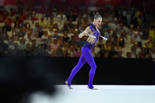 Taisiia Onofriichuk (Ukraine) Weltmeisterschaften Rhythmische Sportgymnastik - Qualifikation Einzel 13.08.2026 Weltmeisterschaften Rhythmische Sportgymnastik - Qualifikation Einzel 13.08.2026, Frankfurt *** Taisiia Onofriichuk, Ukraine, Rhythmic Gymnastics World Championships, Individual Qualification, August 13, 2026, Rhythmic Gymnastics World Championships, Individual Qualification, August 13, 2026, Frankfurt Copyright: xEibner-Pressefoto xHoepnerx EP_PHR