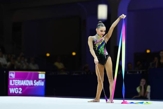 Sofiia Ilteriakova (Russland) Weltmeisterschaften Rhythmische Sportgymnastik - Qualifikation Einzel 13.08.2026 Weltmeisterschaften Rhythmische Sportgymnastik - Qualifikation Einzel 13.08.2026, Frankfurt *** Sofiia Ilteriakova, Russia, Rhythmic Gymnastics World Championships, Individual Qualification, August 13, 2026, Rhythmic Gymnastics World Championships, Individual Qualification, August 13, 2026, Frankfurt Copyright: xEibner-Pressefoto xHoepnerx EP_PHR