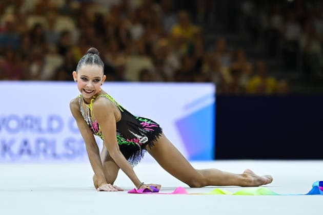 Sofiia Ilteriakova (Russland) Weltmeisterschaften Rhythmische Sportgymnastik - Qualifikation Einzel 13.08.2026 Weltmeisterschaften Rhythmische Sportgymnastik - Qualifikation Einzel 13.08.2026, Frankfurt *** Sofiia Ilteriakova, Russia, Rhythmic Gymnastics World Championships, Individual Qualification, August 13, 2026, Rhythmic Gymnastics World Championships, Individual Qualification, August 13, 2026, Frankfurt Copyright: xEibner-Pressefoto xHoepnerx EP_PHR