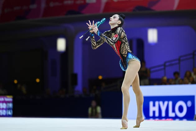 Hatice Gokce Emir (Tuerkei) Weltmeisterschaften Rhythmische Sportgymnastik - Qualifikation Einzel 13.08.2026 Weltmeisterschaften Rhythmische Sportgymnastik - Qualifikation Einzel 13.08.2026, Frankfurt *** Hatice Gokce Emir Turkey Rhythmic Gymnastics World Championships Individual Qualification August 13, 2026 Rhythmic Gymnastics World Championships Individual Qualification August 13, 2026, Frankfurt Copyright: xEibner-Pressefoto xHoepnerx EP_PHR