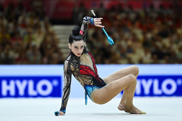 Hatice Gokce Emir (Tuerkei) Weltmeisterschaften Rhythmische Sportgymnastik - Qualifikation Einzel 13.08.2026 Weltmeisterschaften Rhythmische Sportgymnastik - Qualifikation Einzel 13.08.2026, Frankfurt *** Hatice Gokce Emir Turkey Rhythmic Gymnastics World Championships Individual Qualification August 13, 2026 Rhythmic Gymnastics World Championships Individual Qualification August 13, 2026, Frankfurt Copyright: xEibner-Pressefoto xHoepnerx EP_PHR
